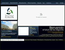 Tablet Screenshot of parquecolon.com